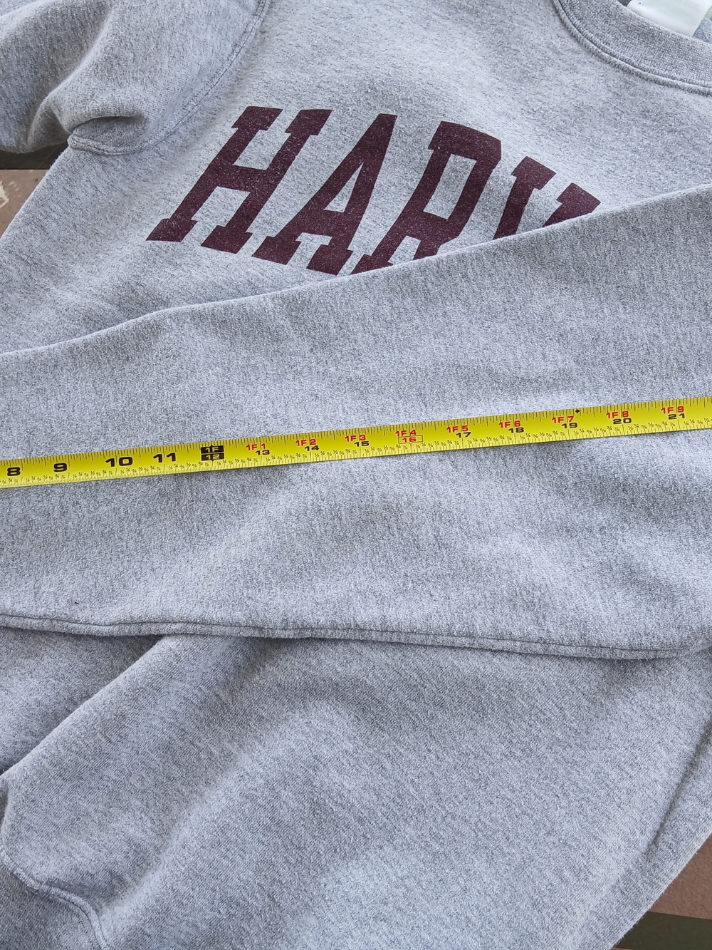 Harvard Grey Crewneck Champion Sweatshirt - Picture 4 of 6